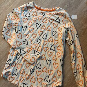 Girls Long Sleeve Printed Halloween T-Shirt - Cat & Jack™ Cream NWT Size L